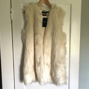 Ralph Lauren Faux Fur Long Vest 🤍